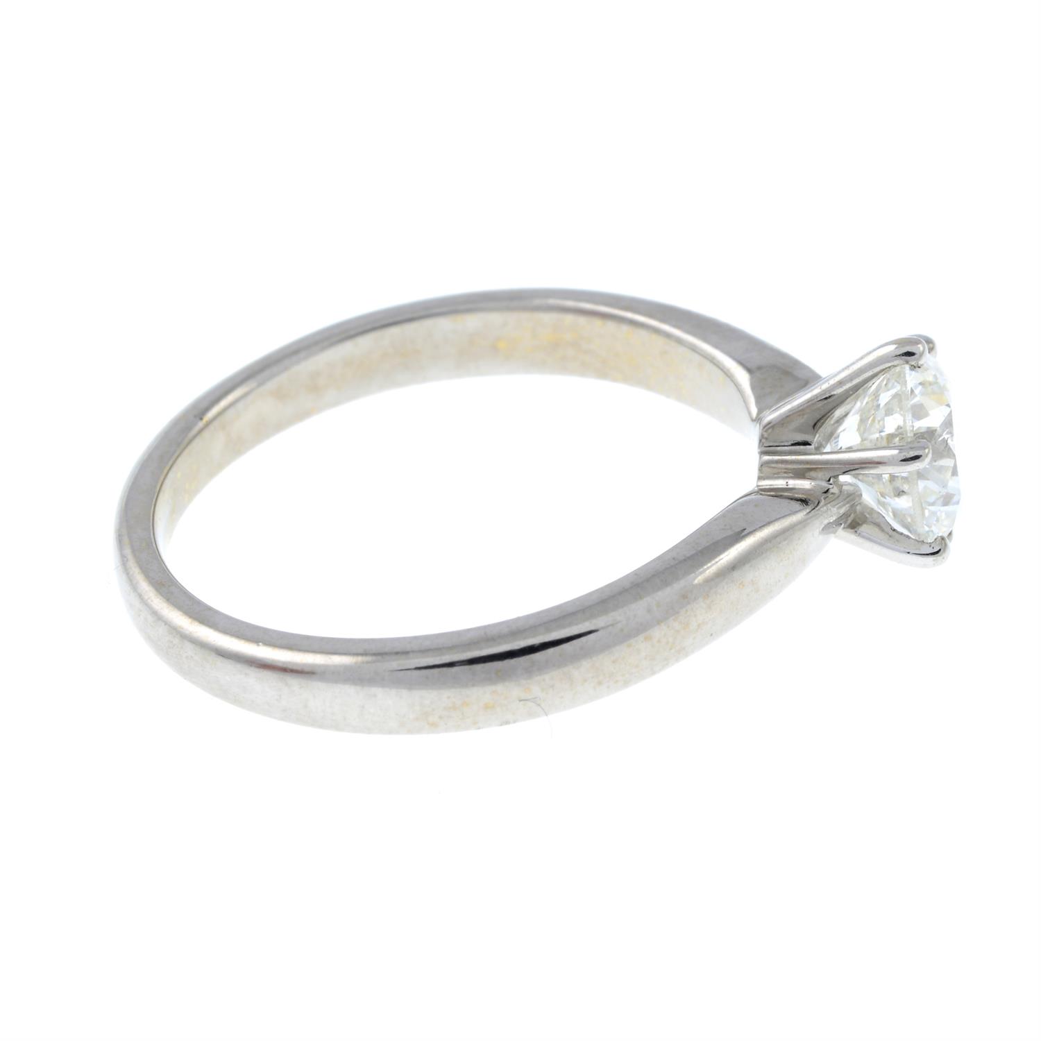 An 18ct gold brilliant-cut diamond single-stone ring. - Image 4 of 6