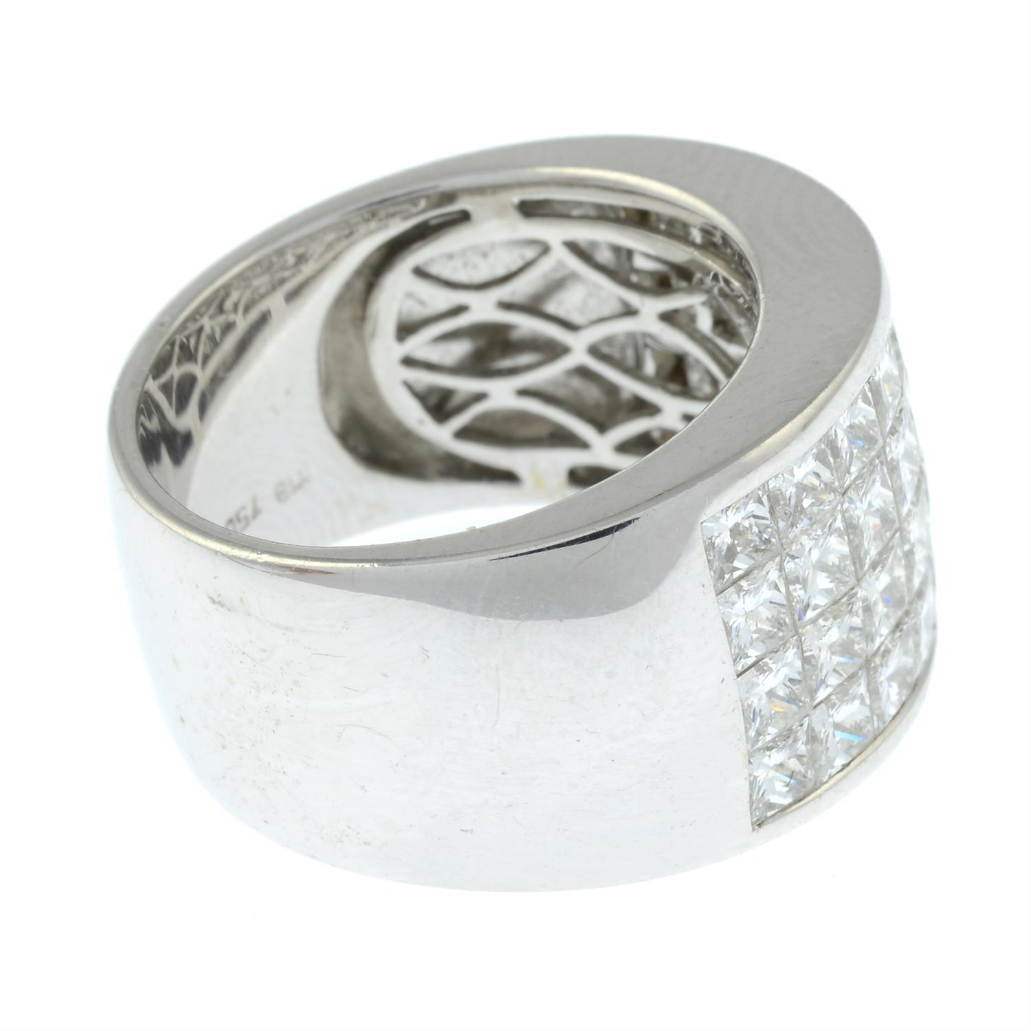 A pavé-set diamond band ring. - Image 4 of 6