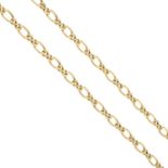 A 9ct gold chain.