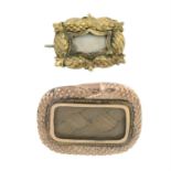 Two late 19th century brooches.