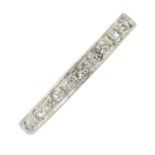 A 1960s single-cut diamond full eternity ring.