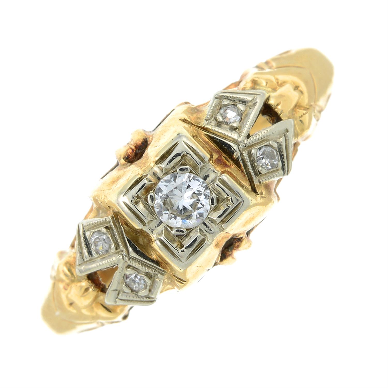 A diamond dress ring. - Image 3 of 4