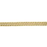 A 9ct gold fancy-link bracelet.