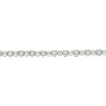 A vari-cut diamond bracelet.