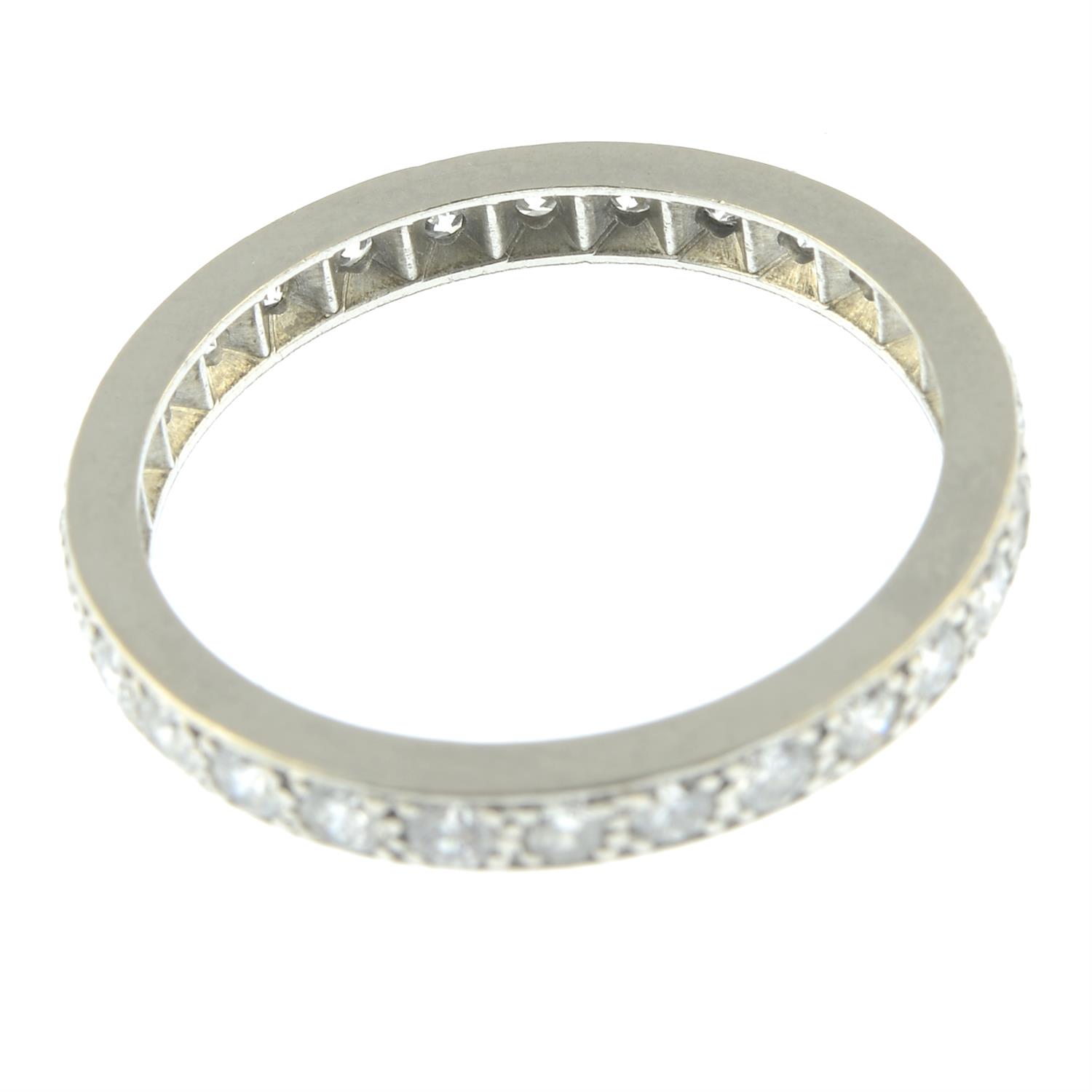 A brilliant-cut diamond full eternity ring. - Image 2 of 2