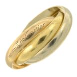 A 'Les Must de Cartier Trinity' ring, by Cartier.