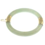 A jade bangle.