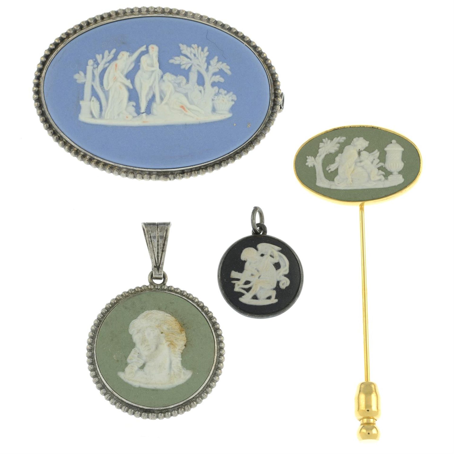 A selection of jewellery, by Wedgwood and Michaela Frey.