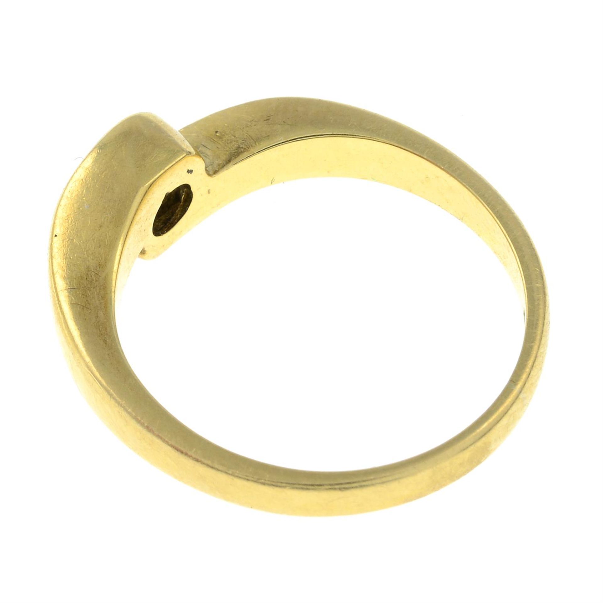 An 18ct gold brilliant-cut diamond single-stone ring. - Image 2 of 2