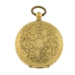 An early 20th century 18ct gold pocket watch.