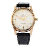 OMEGA - a gold plated Seamaster wrist watch, 34mm.