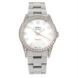 ROLEX - a stainless steel Oyster Perpetual Air-King bracelet watch, 34mm.