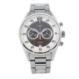 TAG HEUER - a stainless steel Calibre 36 Flyback chronograph bracelet watch, 44mm.