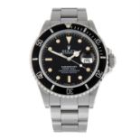 ROLEX - a stainless steel Oyster Perpetual Date Submariner bracelet watch, 40mm.