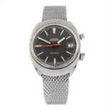 OMEGA - a stainless steel Chronostop bracelet watch, 35mm.