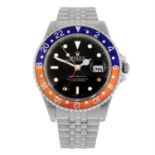 ROLEX - a stainless steel Oyster Perpetual GMT-Master bracelet watch, 40mm.
