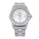 TAG HEUER - a stainless steel Aquaracer chronograph bracelet watch, 37mm.
