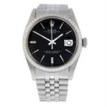 ROLEX - a stainless steel Oyster Perpetual Datejust bracelet watch, 36mm.