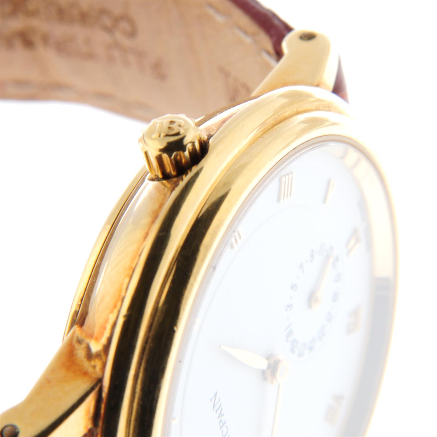 BLANCPAIN - an 18ct yellow gold Villeret wrist watch, 33mm. - Image 4 of 6