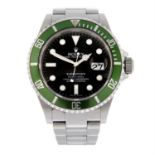 ROLEX - a stainless steel Oyster Perpetual Submariner bracelet watch, 40mm.