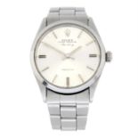 ROLEX - a stainless steel Oyster Perpetual Air-King Precision bracelet watch, 34mm.