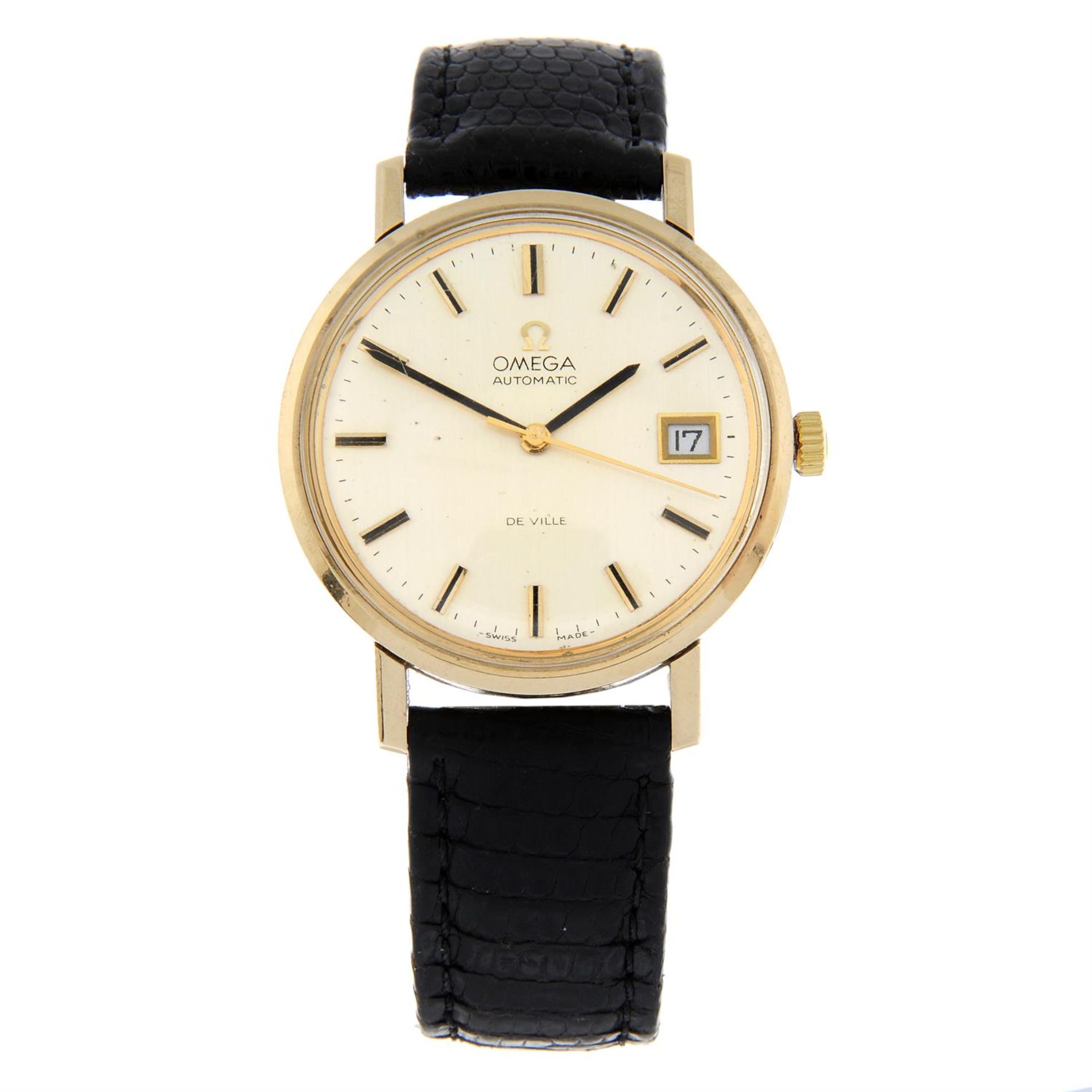 OMEGA - a 9ct yellow gold De Ville wrist watch, 35mm.