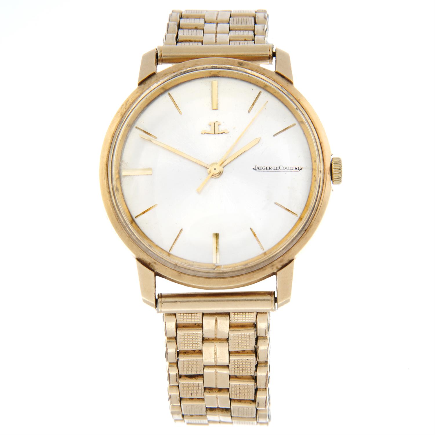 JAEGER-LECOULTRE - a 9ct yellow gold bracelet watch, 33mm.