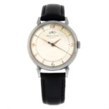 JAEGER-LECOULTRE - a stainless steel Powermatic wrist watch, 33mm.