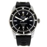 BREITLING - a stainless steel Superocean Heritage 46 wrist watch, 46mm.