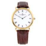 BAUME & MERCIER - an 18ct yellow gold Classima wrist watch, 30mm.