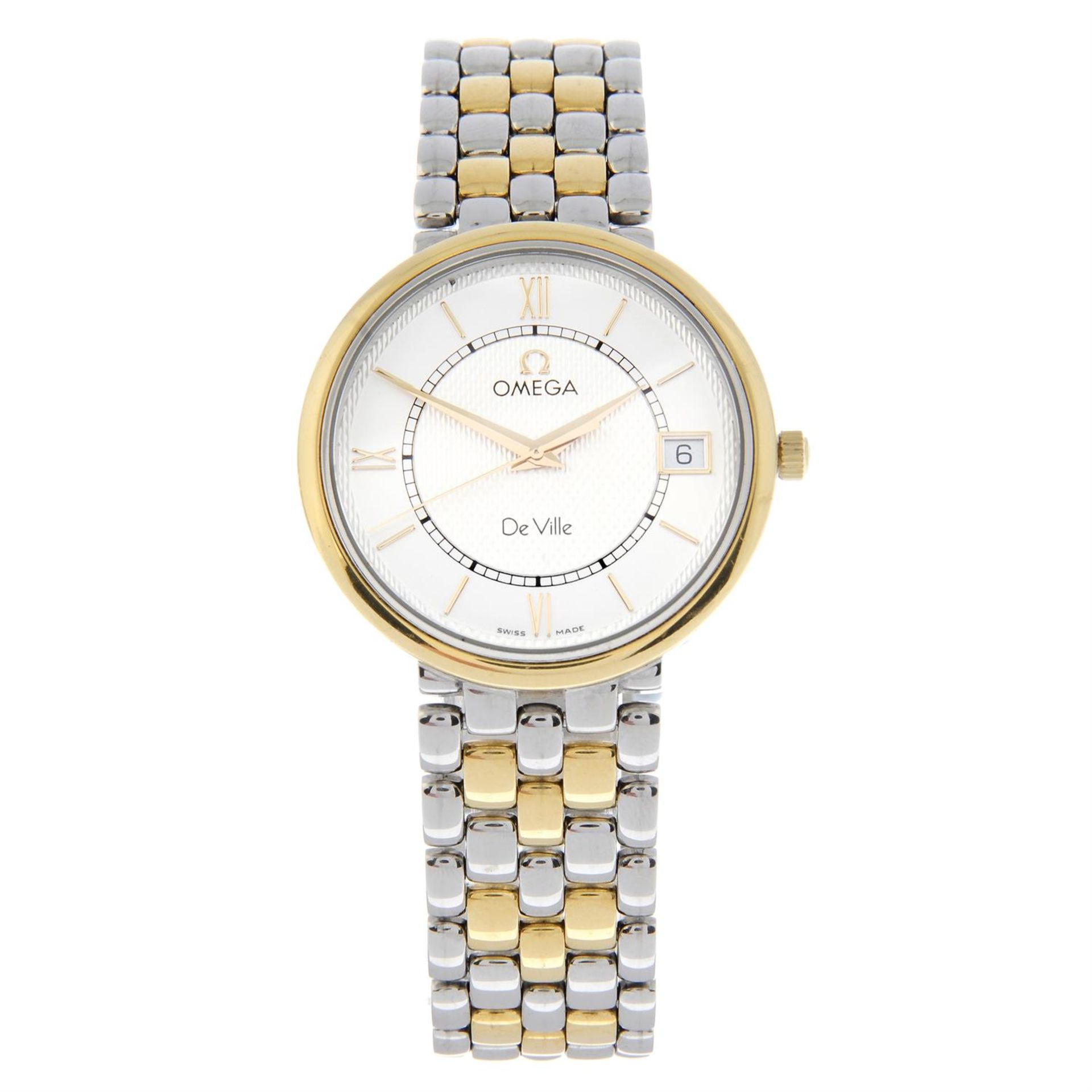 OMEGA - a bi-metal De Ville bracelet watch, 33mm.