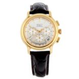 ZENITH - a yellow metal El Primero chronograph wrist watch, 39mm.