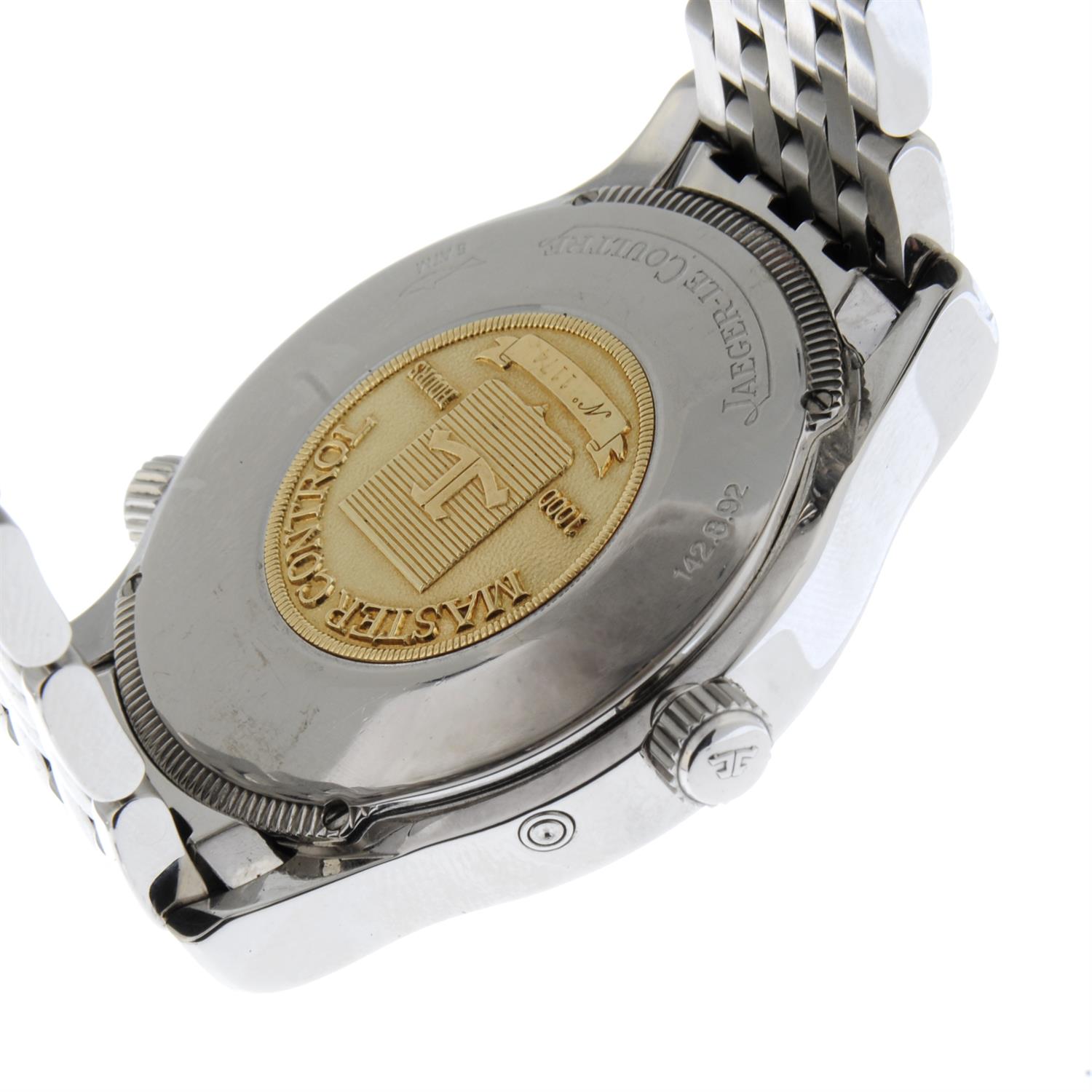 JAEGER-LECOULTRE - a stainless steel Master Geographic bracelet watch, 38mm. - Image 2 of 5