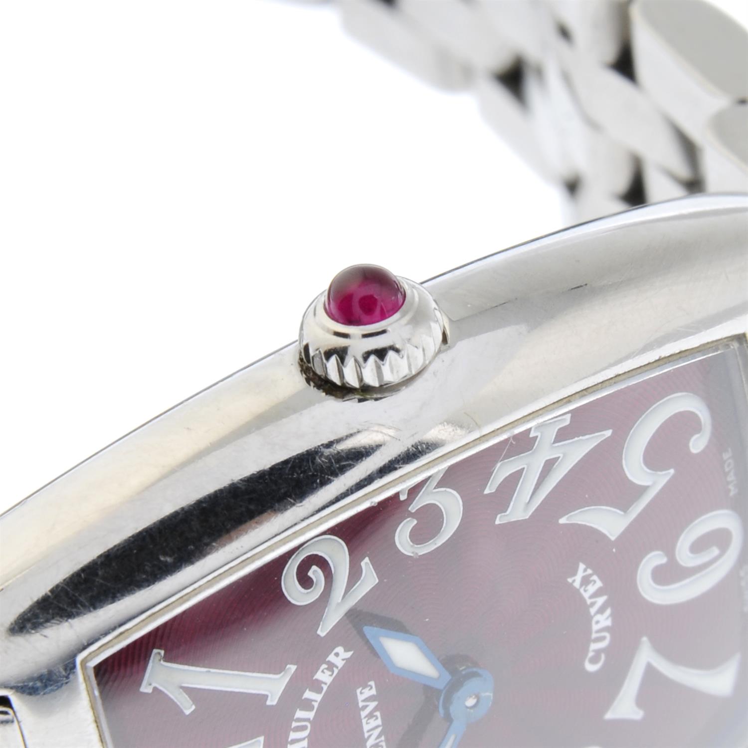 FRANCK MULLER - a stainless steel Cintree Curvex bracelet watch. 24x30mm. - Image 4 of 6