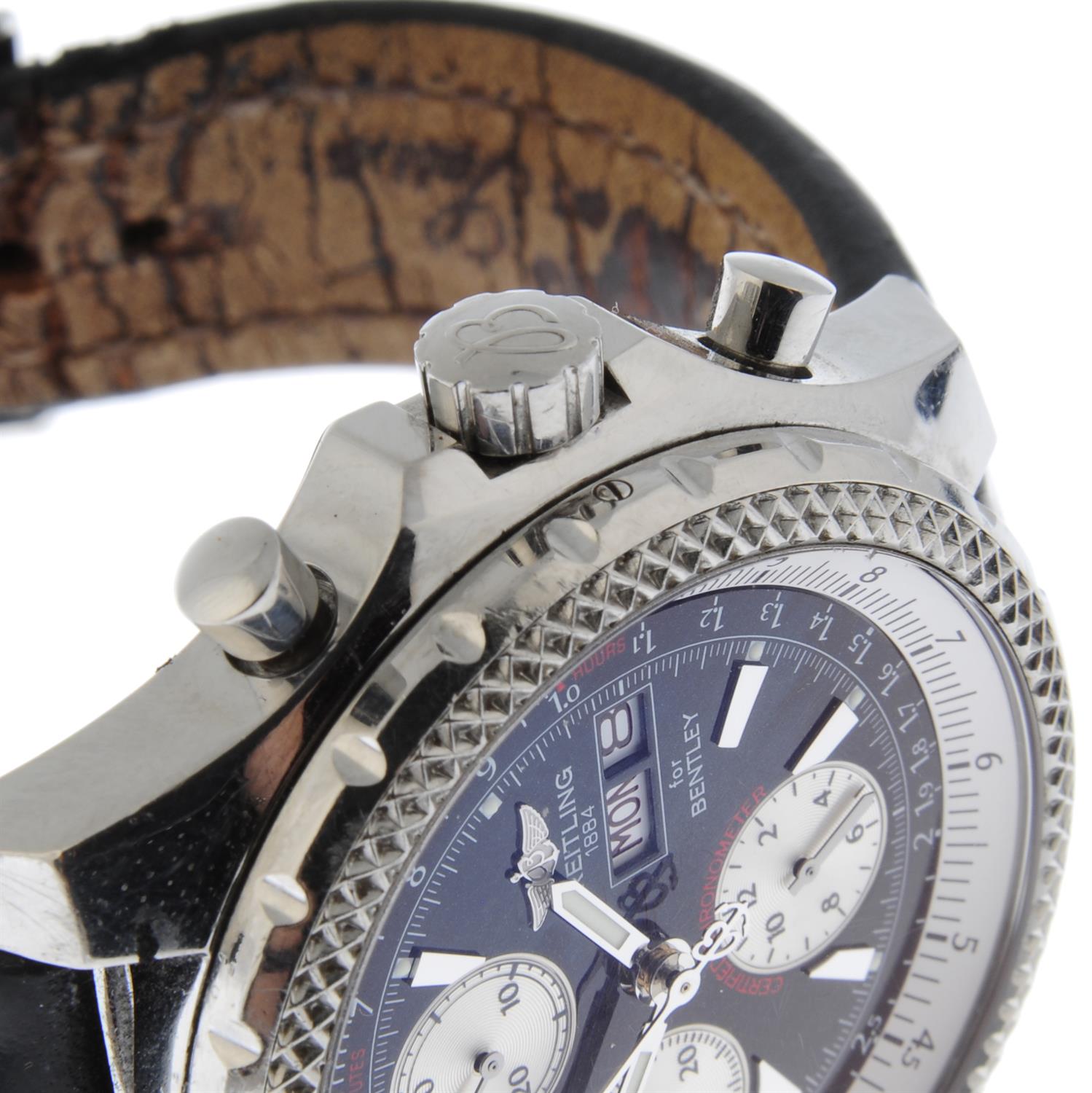 BREITLING - a stainless steel Bentley GT chronograph wrist watch, 47mm. - Image 4 of 6