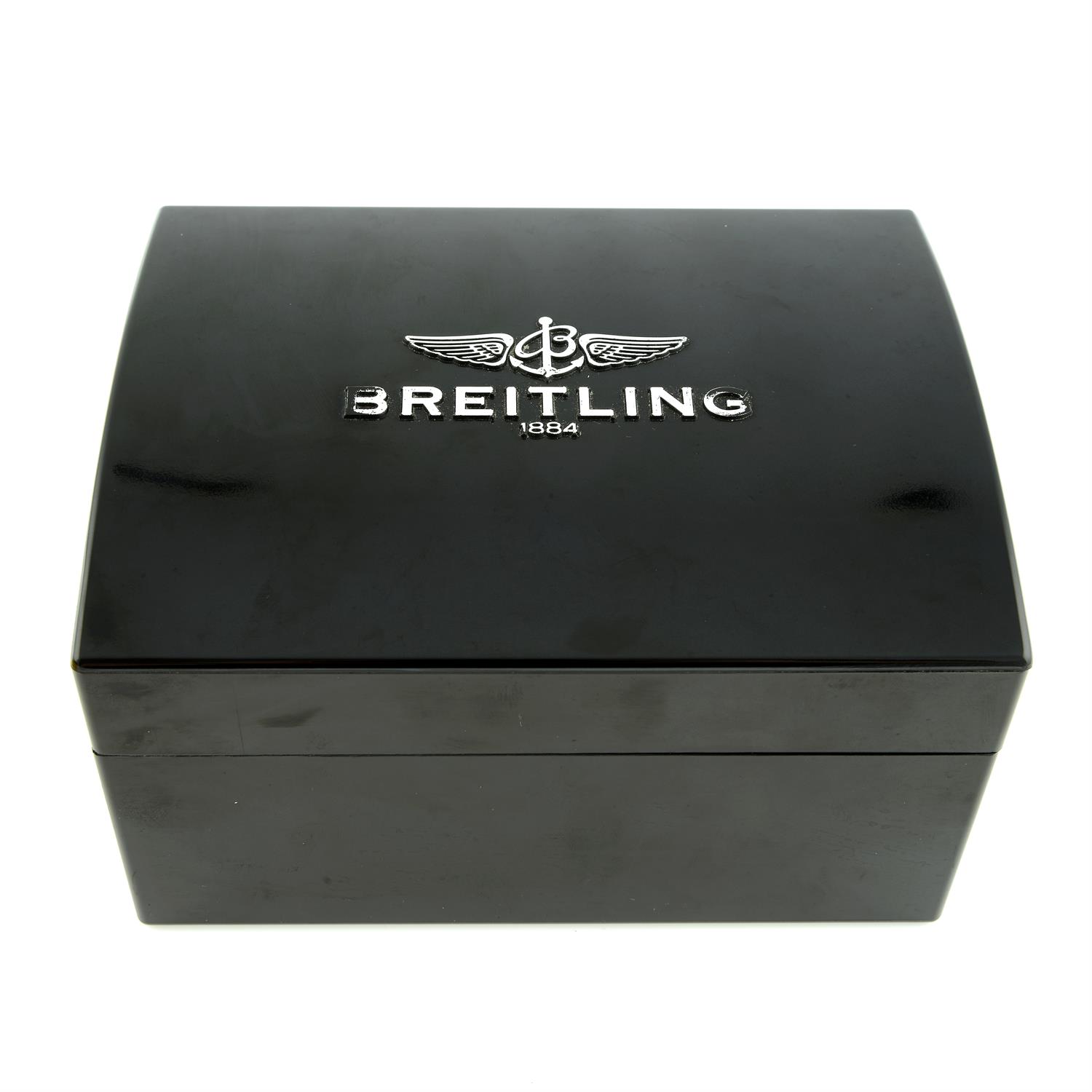 BREITLING - a PVD-coated stainless steel limited edition Super Avenger chronograph wrist watch, - Image 5 of 6