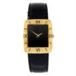 PIAGET - an 18ct gold wrist watch, 27x32mm.