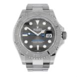 ROLEX - a bi-metal Oyster Perpetual Date Yacht-Master bracelet watch, 40mm.