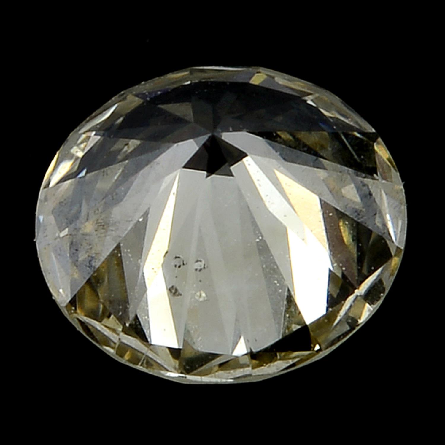 A brilliant cut diamond, weighing 0.49ct - Image 2 of 3