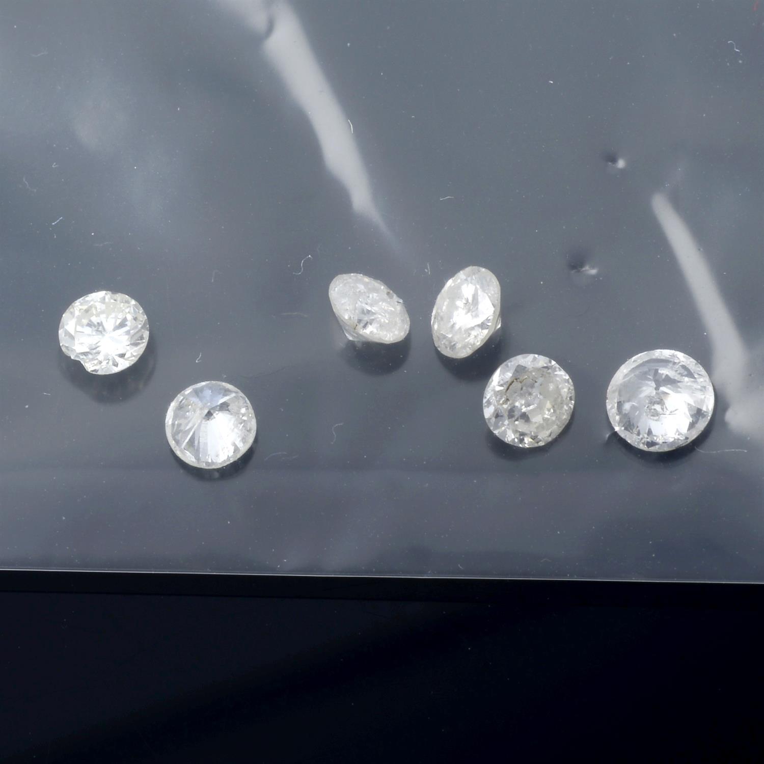 STUART DEVLIN STOCK - Nine brilliant cut diamonds, weighing 1.2ct - Image 2 of 2