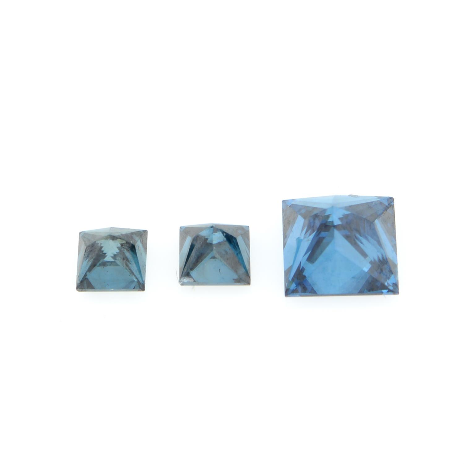 A selection of coloured diamonds, weighing 2.30cts total. - Image 2 of 3