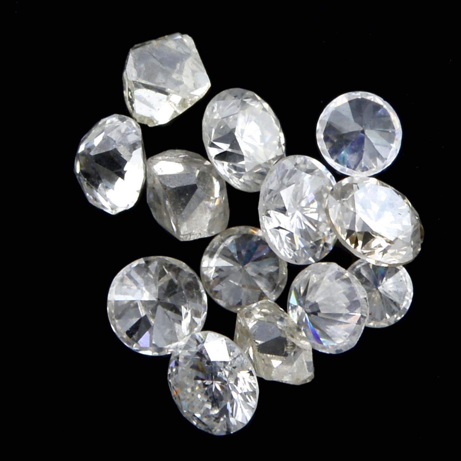 Selection of vari-shape diamonds, weighing 10.03ct