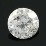 A brilliant cut diamond, weighing 0.36ct.