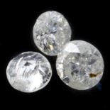 STUART DEVLIN STOCK - Nine brilliant cut diamonds, weighing 1.2ct