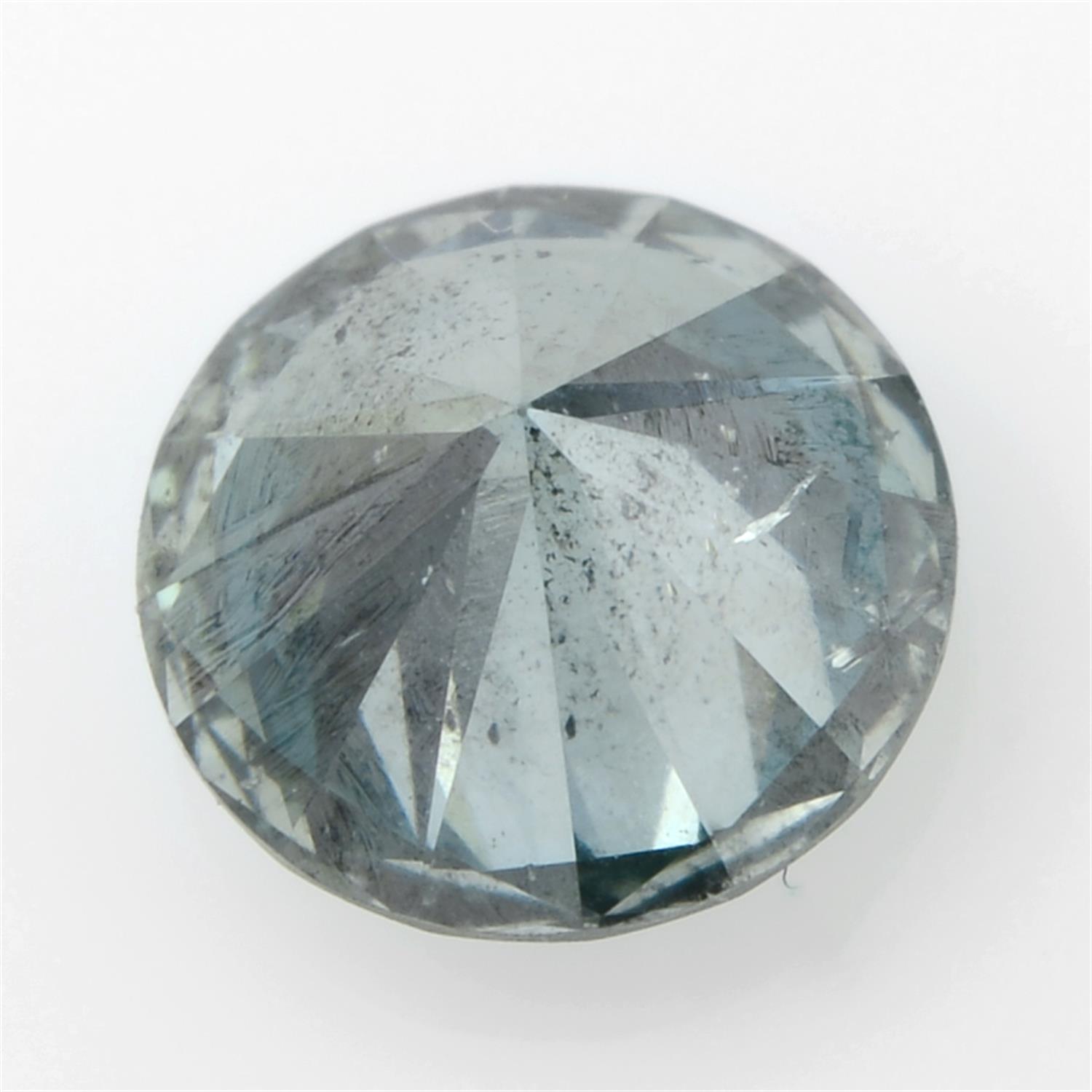 A brilliant cut 'blue' diamond, weighing 0.52ct - Image 2 of 2