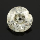 An old cut diamond, weighing 0.52ct.