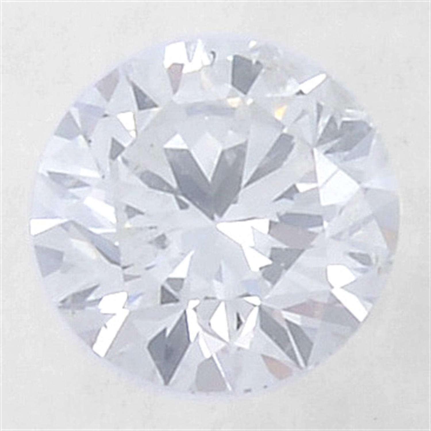 A brilliant cut diamond, weighing 0.30ct. Within IGI security seal