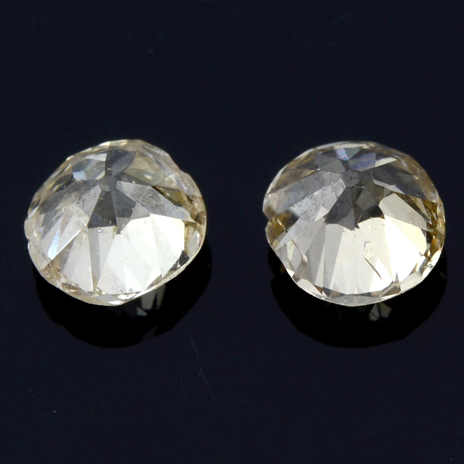 Two vari-shape diamonds, weighing 0.92ct - Image 2 of 2
