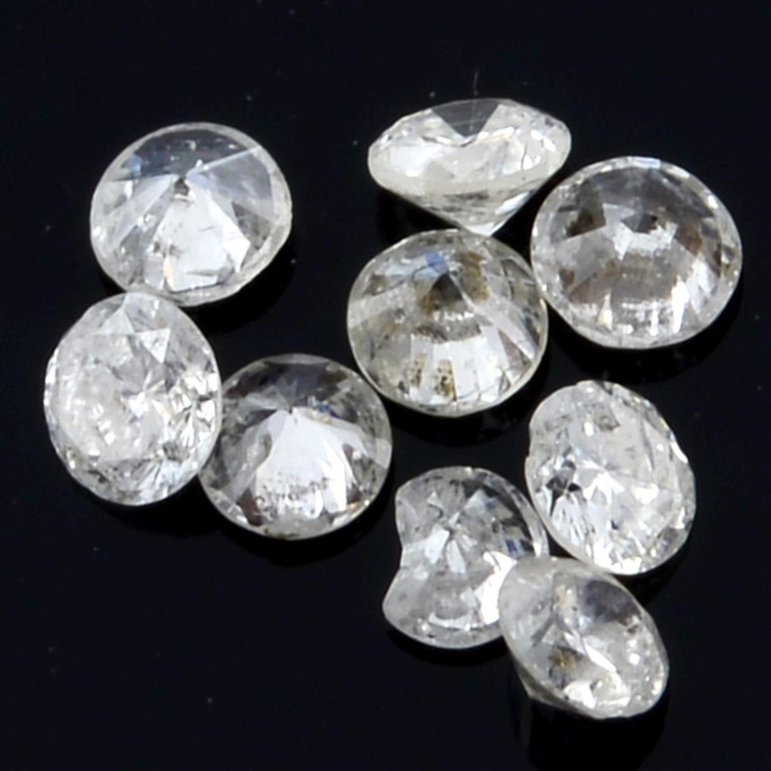 STUART DEVLIN STOCK - Selection of brilliant cut diamonds, weighing 1.45ct