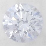 A brilliant cut diamond, weighing 0.32ct. Within IGI security seal